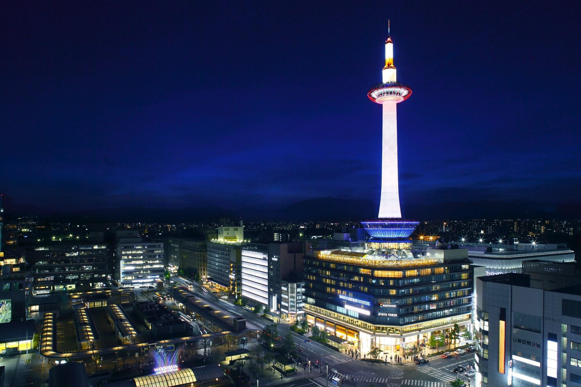 Kyoto Tower Hotel Exteriör bild