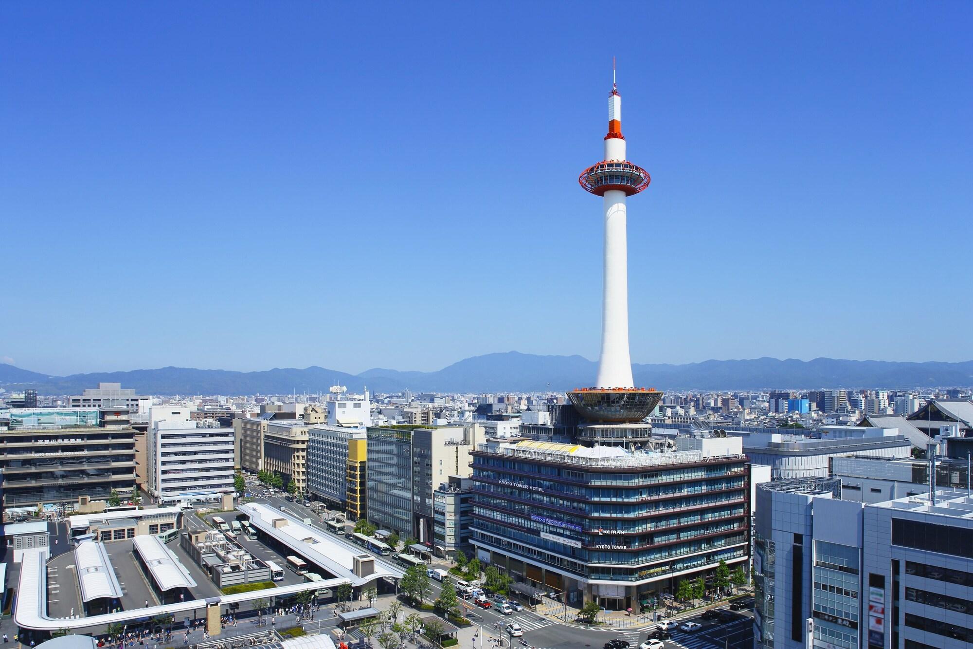 Kyoto Tower Hotel Exteriör bild